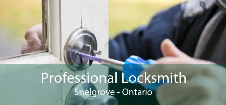 Professional Locksmith Snelgrove - Ontario